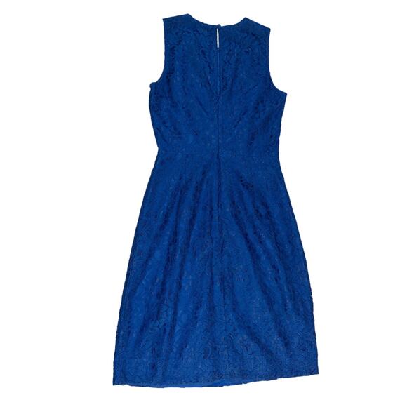 J. Crew Women's Royal Blue Lace Dress Size 00 - Picture 2 of 3
